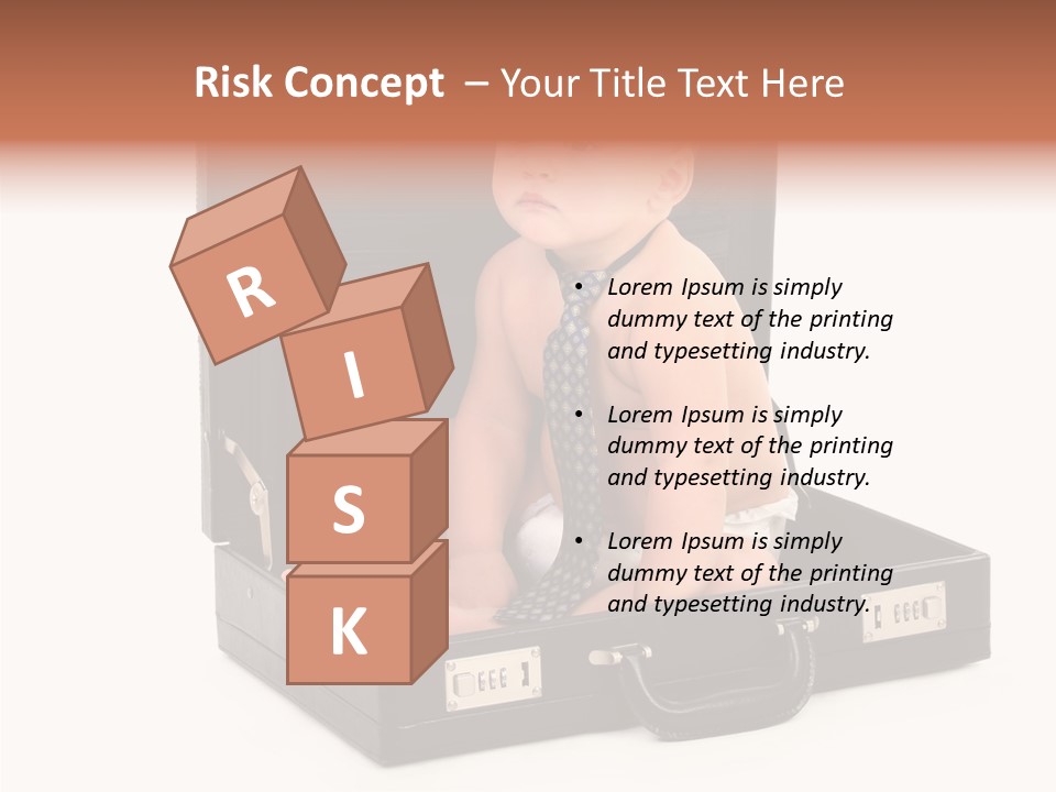 Over Isolated Baby PowerPoint Template