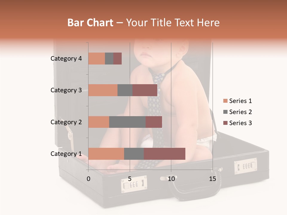 Over Isolated Baby PowerPoint Template