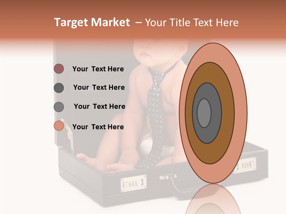 Over Isolated Baby PowerPoint Template