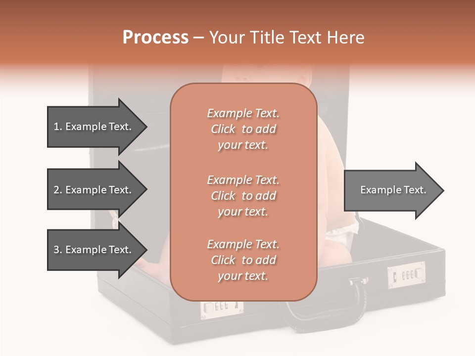 Over Isolated Baby PowerPoint Template