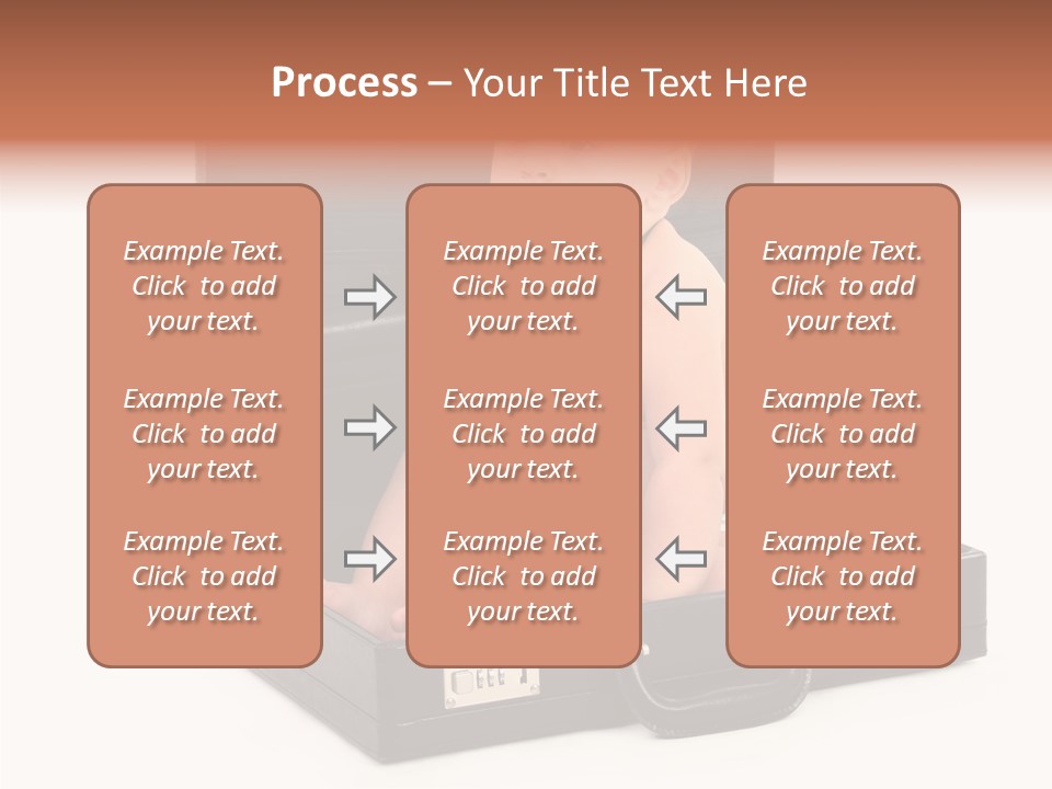 Over Isolated Baby PowerPoint Template