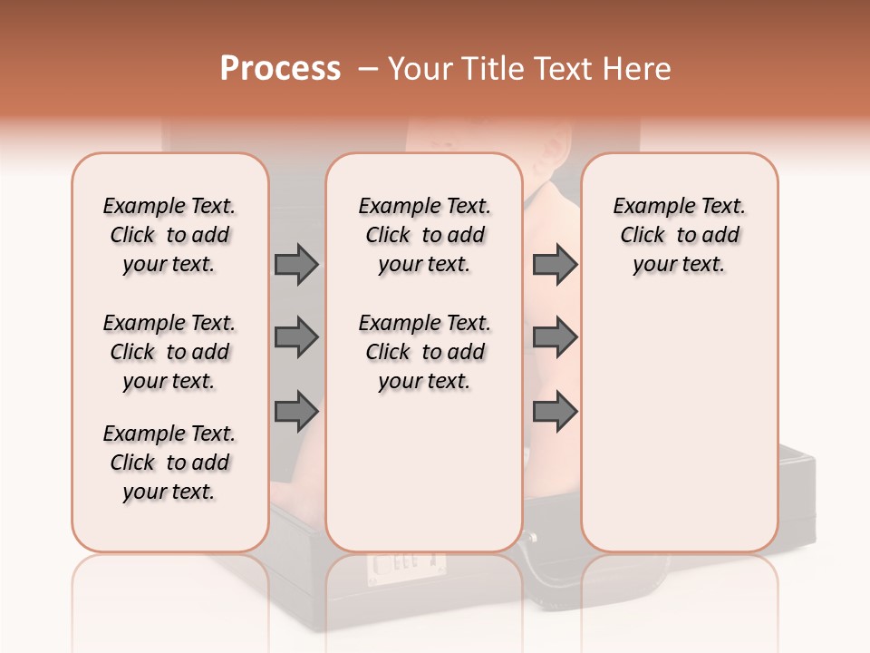Over Isolated Baby PowerPoint Template