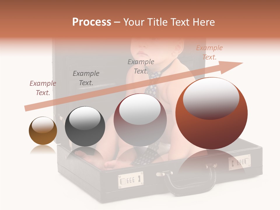 Over Isolated Baby PowerPoint Template