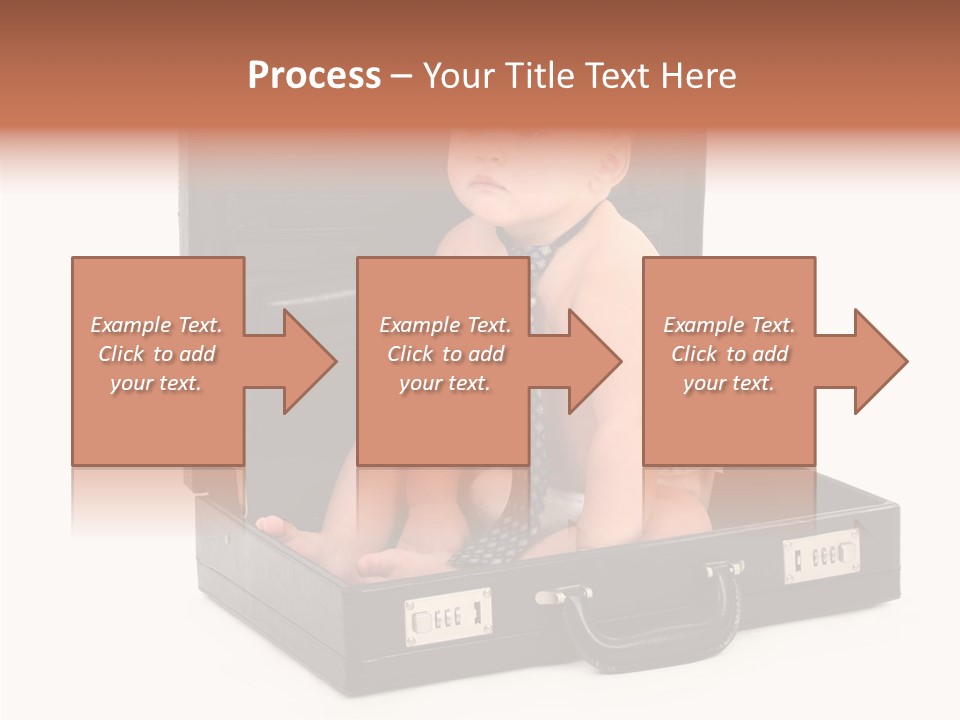 Over Isolated Baby PowerPoint Template