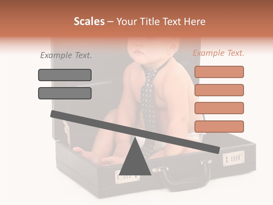Over Isolated Baby PowerPoint Template