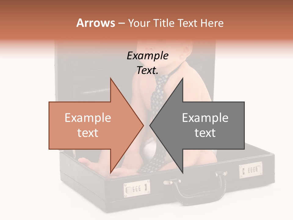 Over Isolated Baby PowerPoint Template