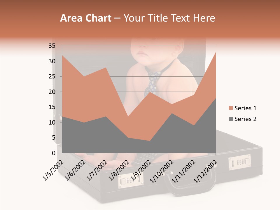 Over Isolated Baby PowerPoint Template