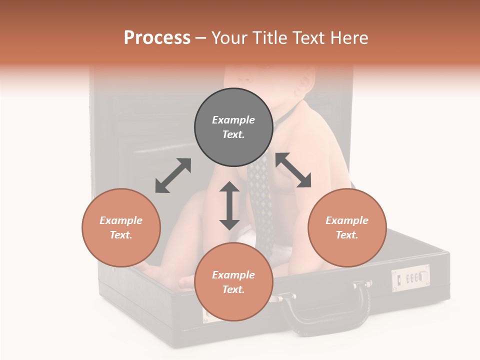 Over Isolated Baby PowerPoint Template