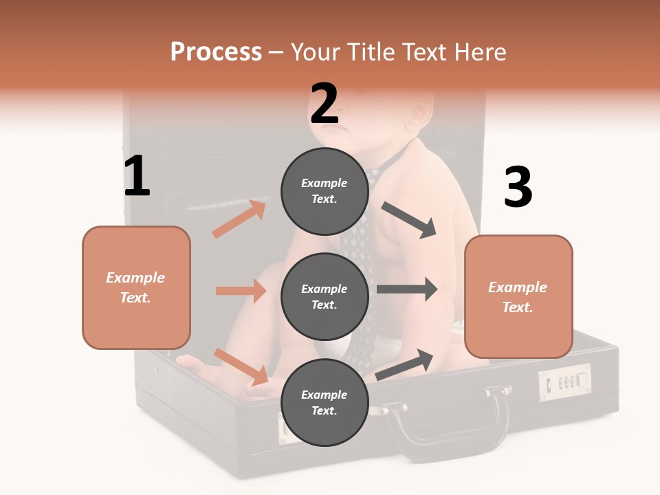 Over Isolated Baby PowerPoint Template
