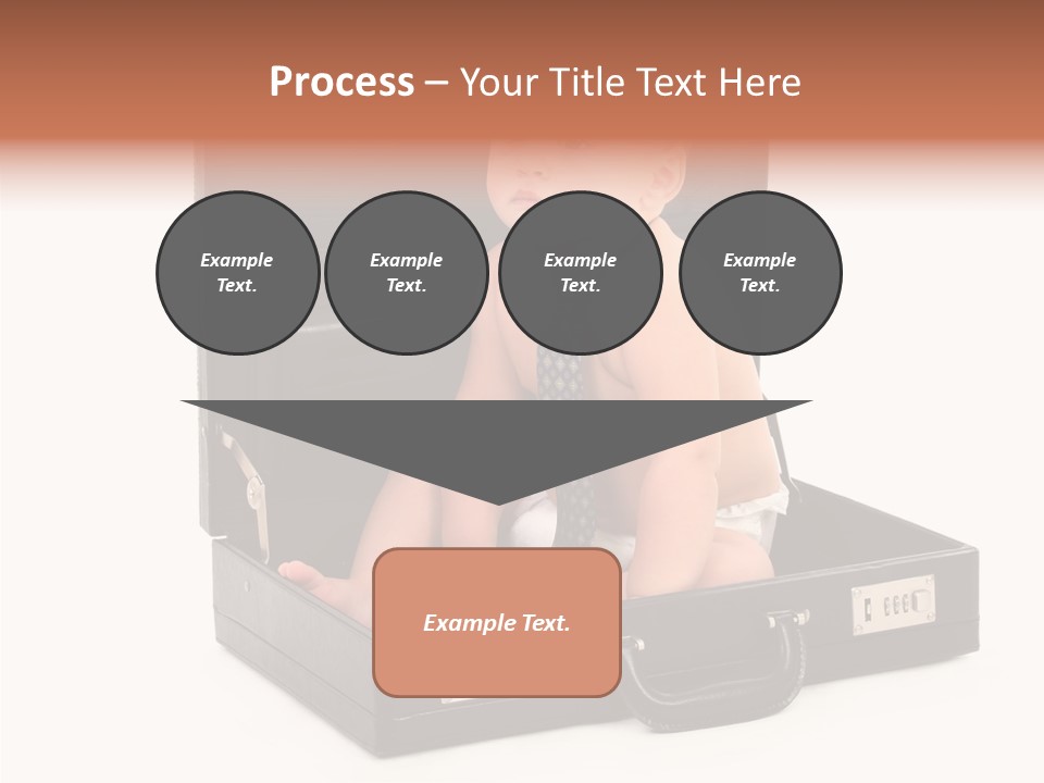 Over Isolated Baby PowerPoint Template