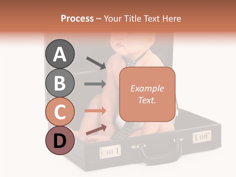 Over Isolated Baby PowerPoint Template
