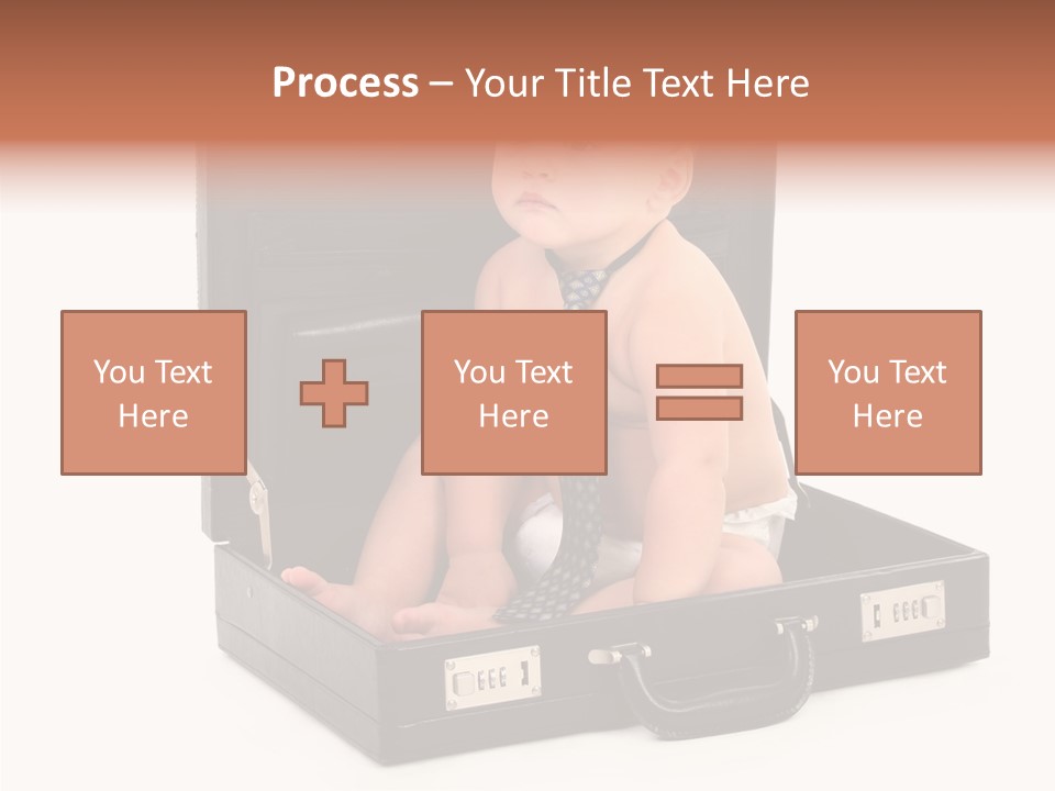 Over Isolated Baby PowerPoint Template