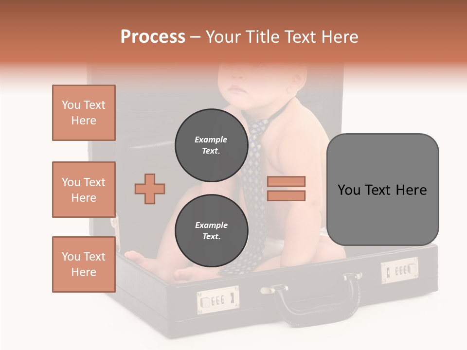 Over Isolated Baby PowerPoint Template
