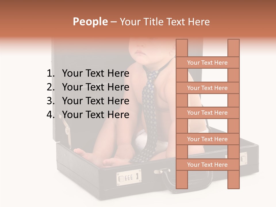 Over Isolated Baby PowerPoint Template
