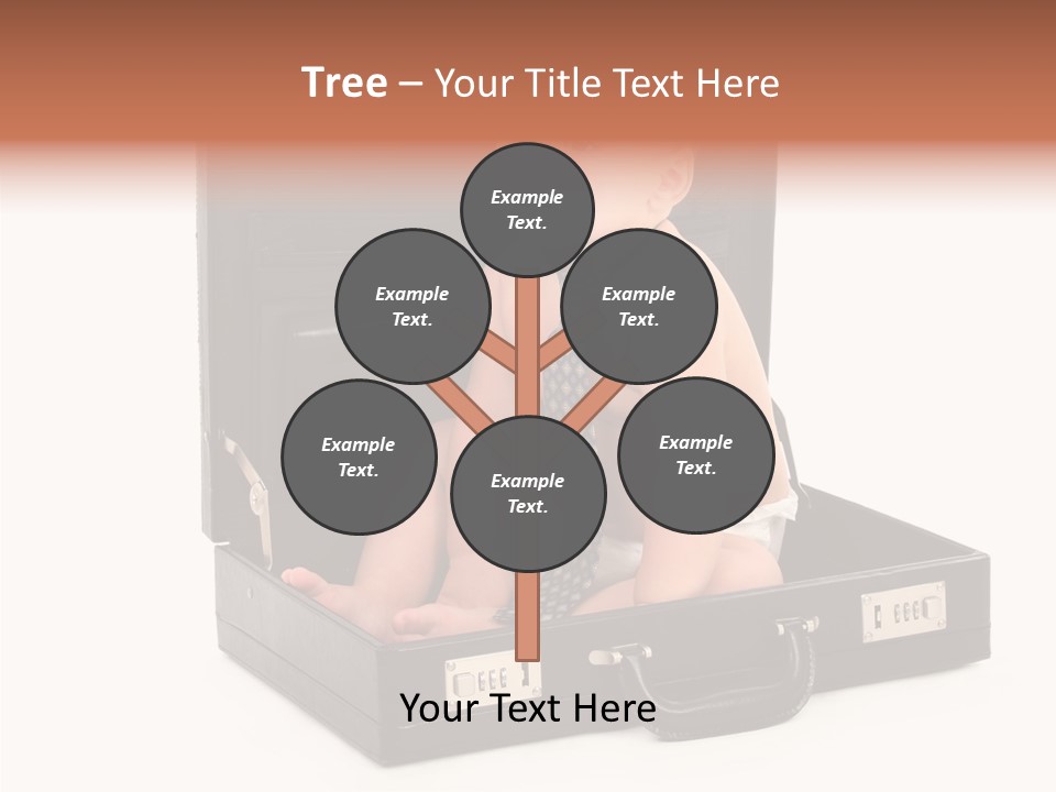 Over Isolated Baby PowerPoint Template