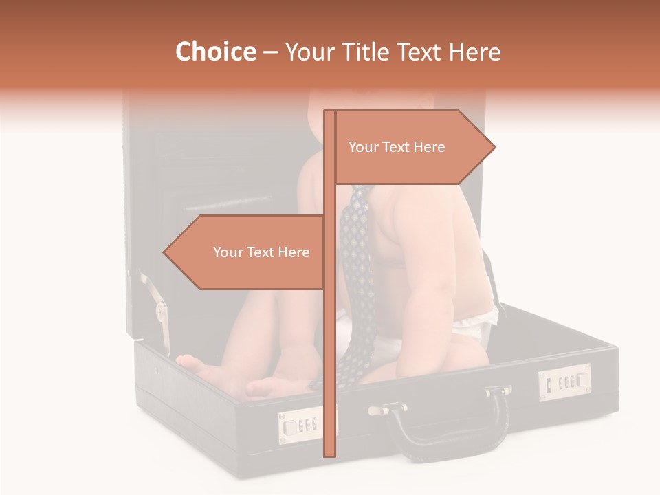 Over Isolated Baby PowerPoint Template