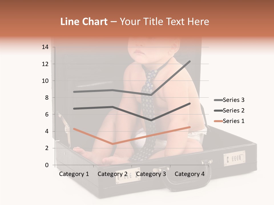 Over Isolated Baby PowerPoint Template