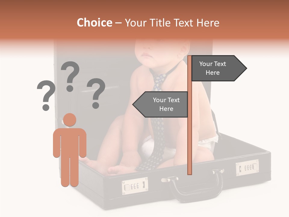 Over Isolated Baby PowerPoint Template