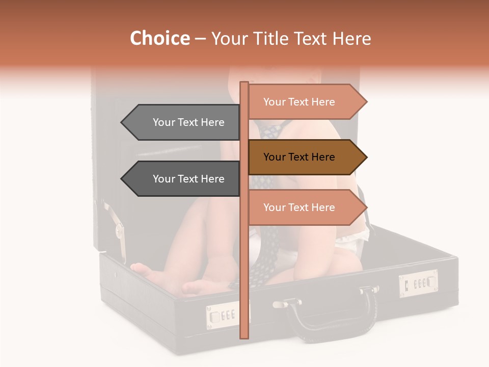 Over Isolated Baby PowerPoint Template