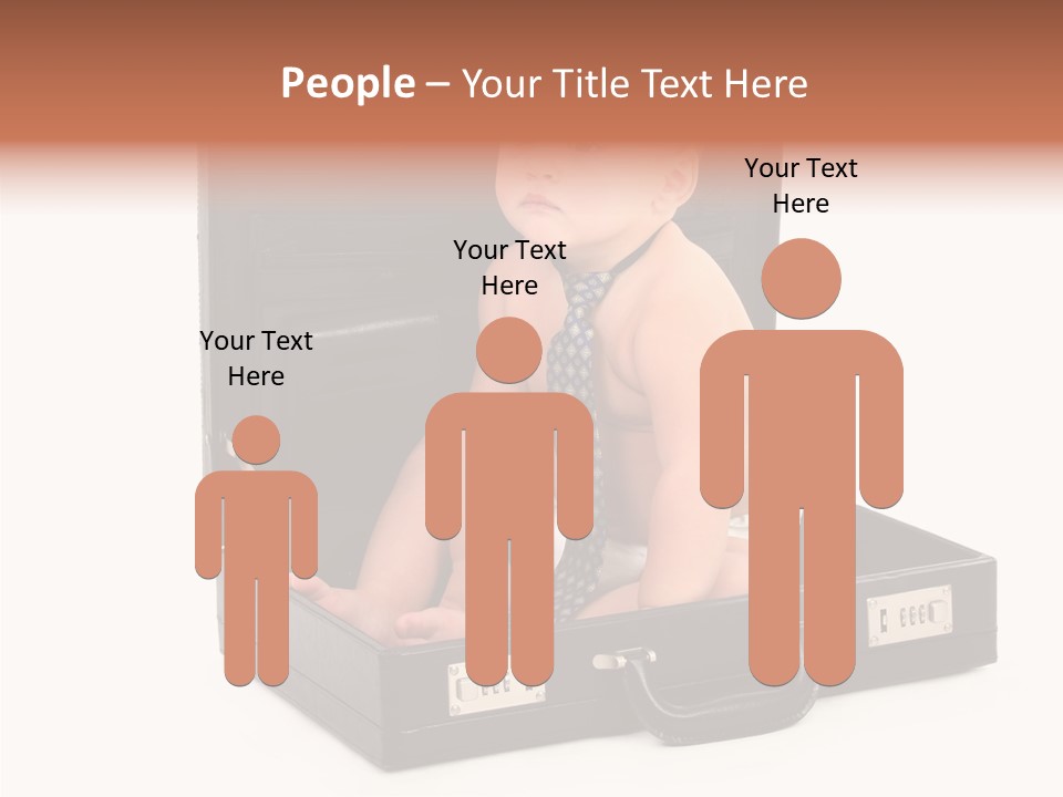 Over Isolated Baby PowerPoint Template