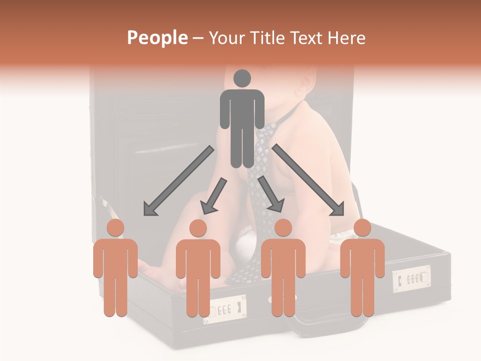 Over Isolated Baby PowerPoint Template