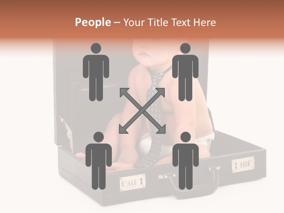 Over Isolated Baby PowerPoint Template