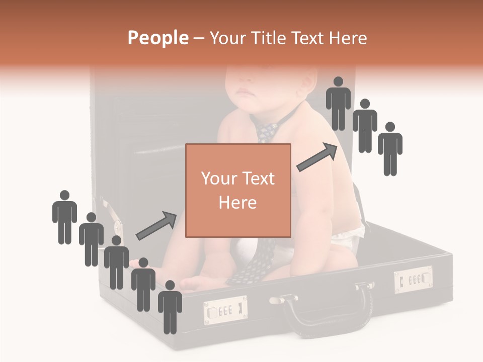 Over Isolated Baby PowerPoint Template