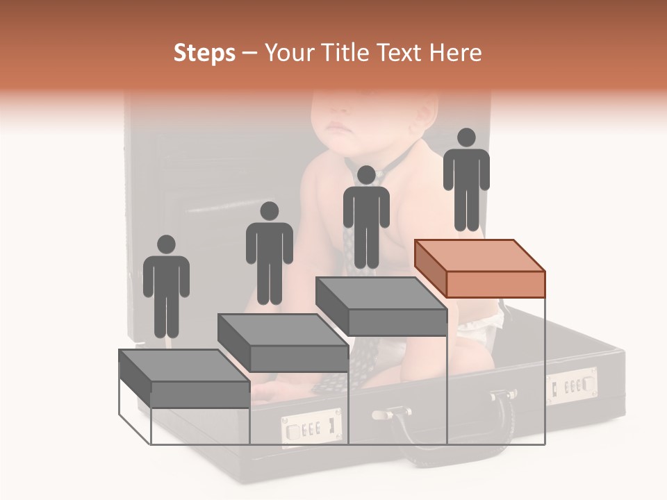 Over Isolated Baby PowerPoint Template