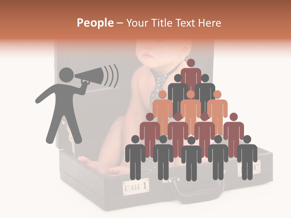 Over Isolated Baby PowerPoint Template