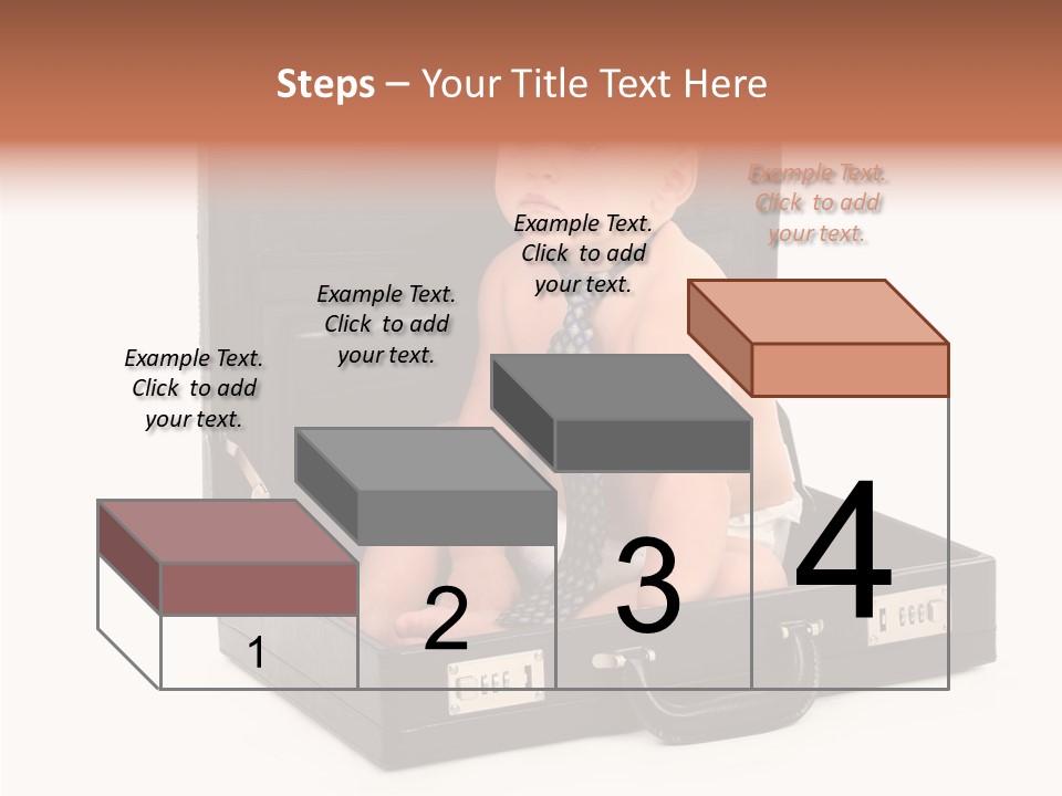 Over Isolated Baby PowerPoint Template