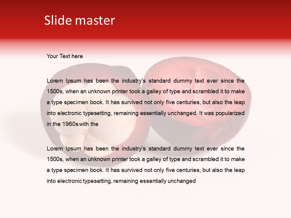 Pomegranate Health Nutrition PowerPoint Template