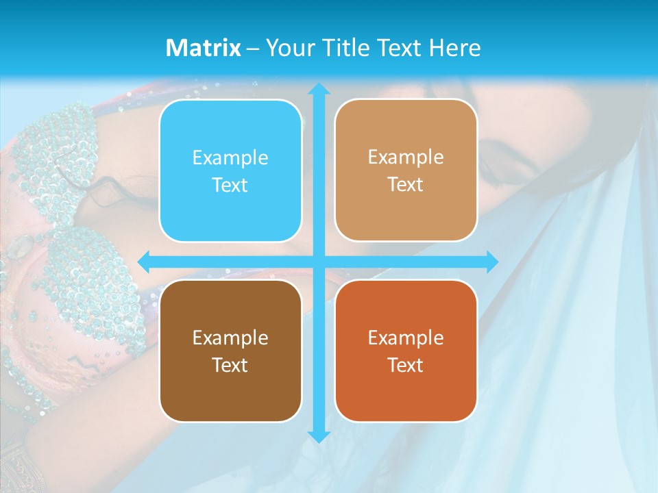 Girl Costume Indian PowerPoint Template