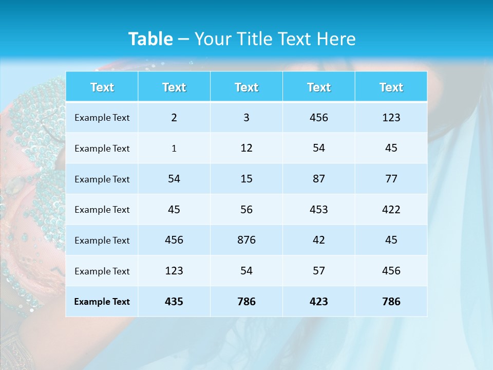 Girl Costume Indian PowerPoint Template