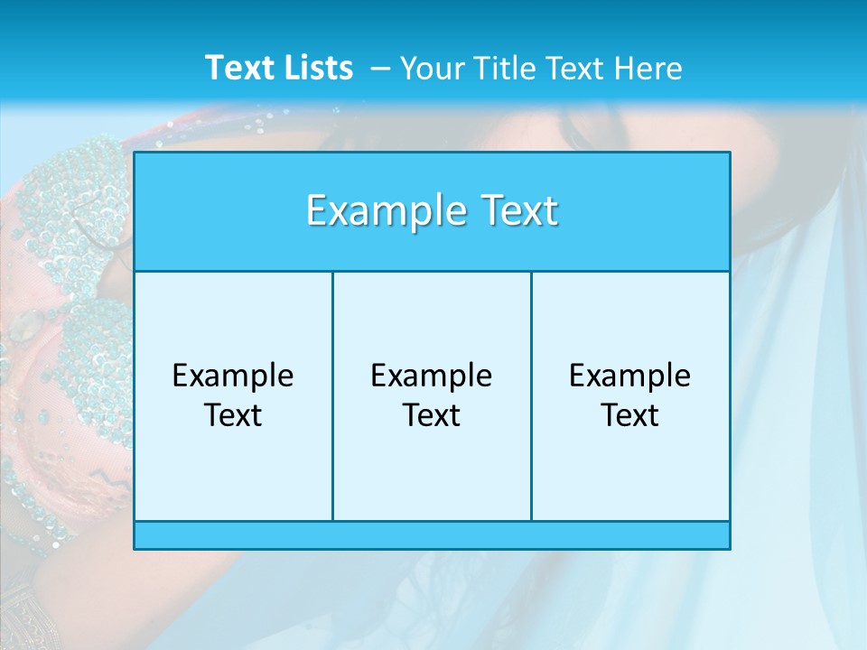 Girl Costume Indian PowerPoint Template