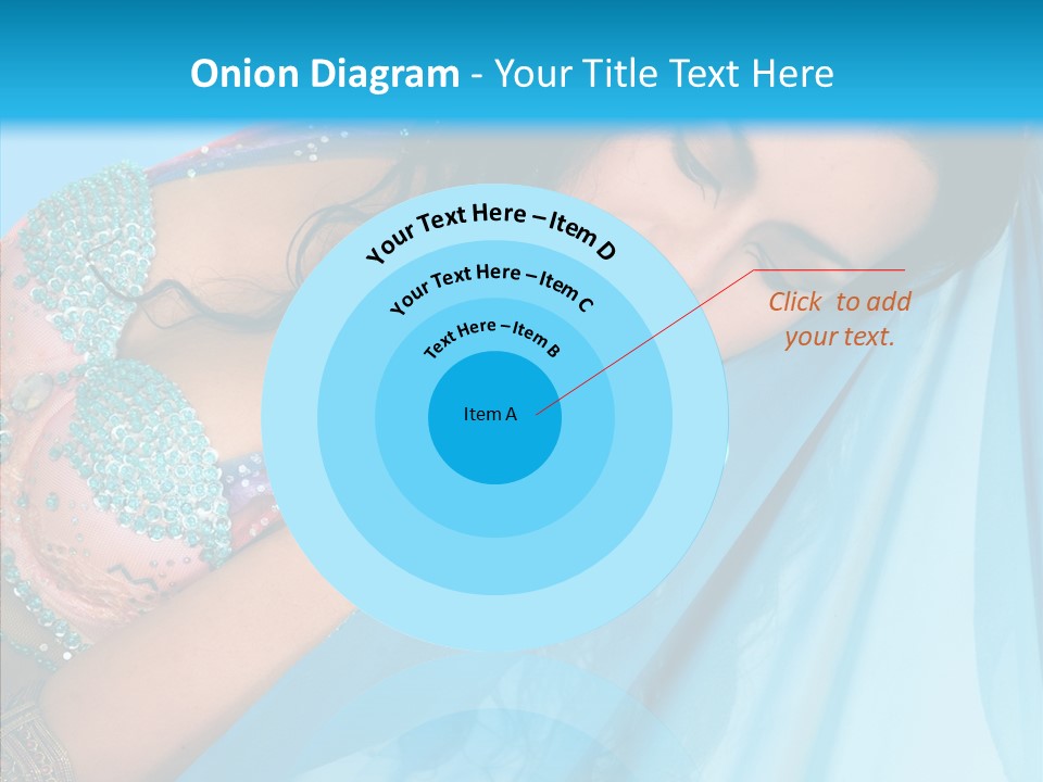 Girl Costume Indian PowerPoint Template