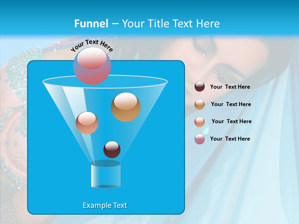 Girl Costume Indian PowerPoint Template