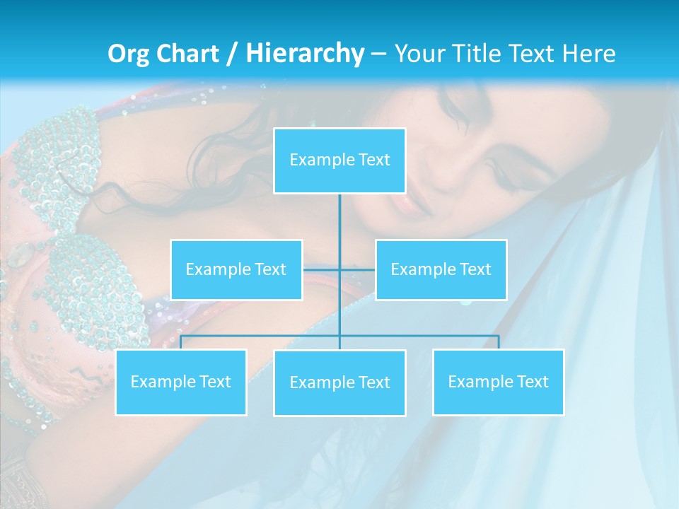 Girl Costume Indian PowerPoint Template