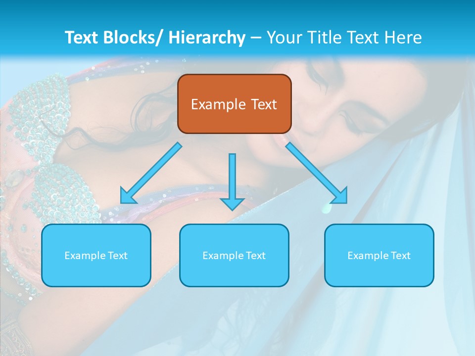 Girl Costume Indian PowerPoint Template