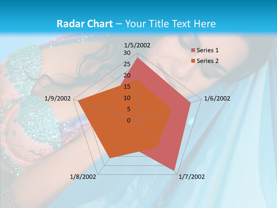 Girl Costume Indian PowerPoint Template