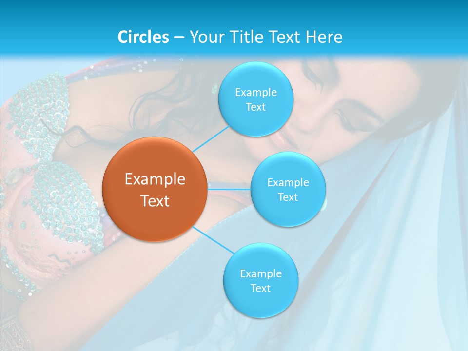 Girl Costume Indian PowerPoint Template