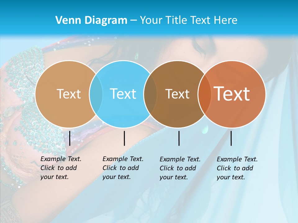 Girl Costume Indian PowerPoint Template