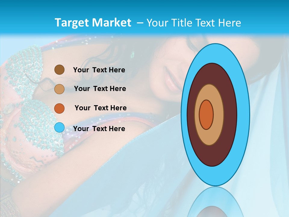 Girl Costume Indian PowerPoint Template