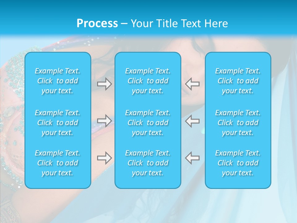 Girl Costume Indian PowerPoint Template