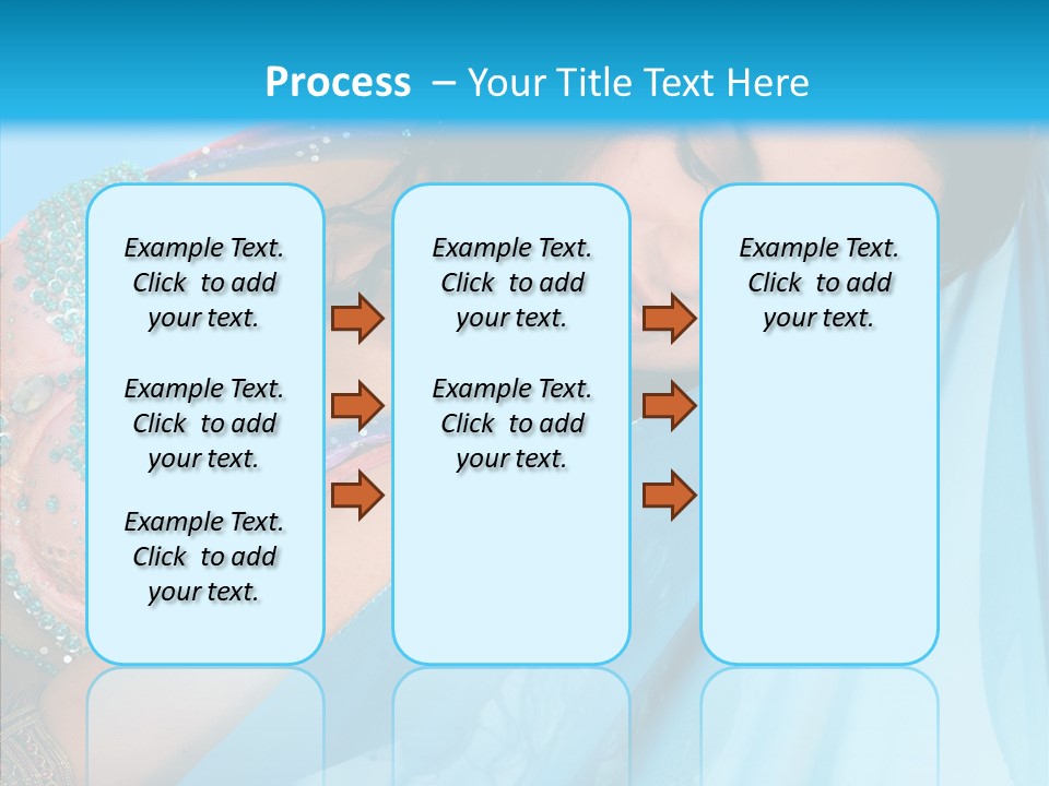 Girl Costume Indian PowerPoint Template