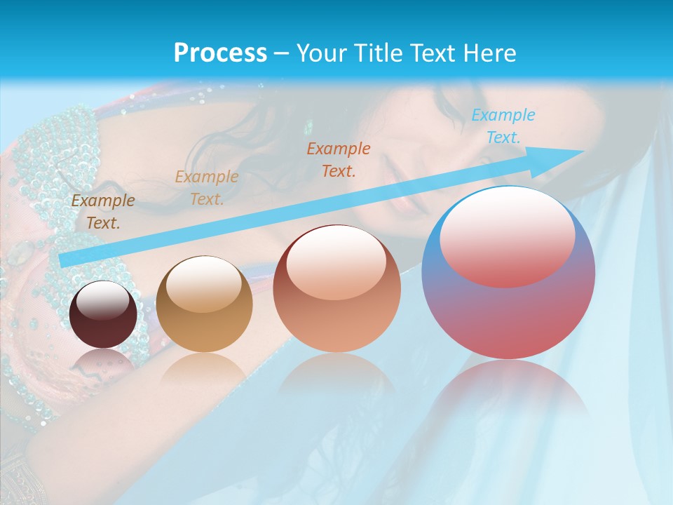 Girl Costume Indian PowerPoint Template