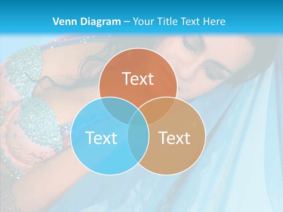 Girl Costume Indian PowerPoint Template