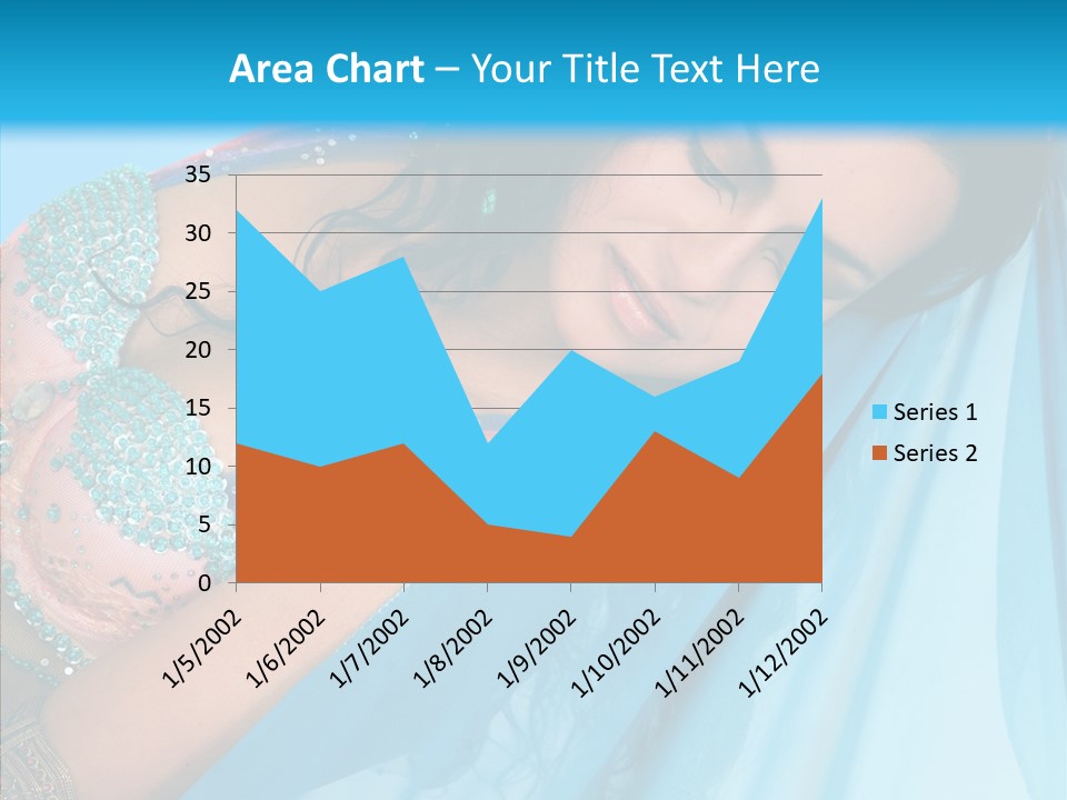 Girl Costume Indian PowerPoint Template