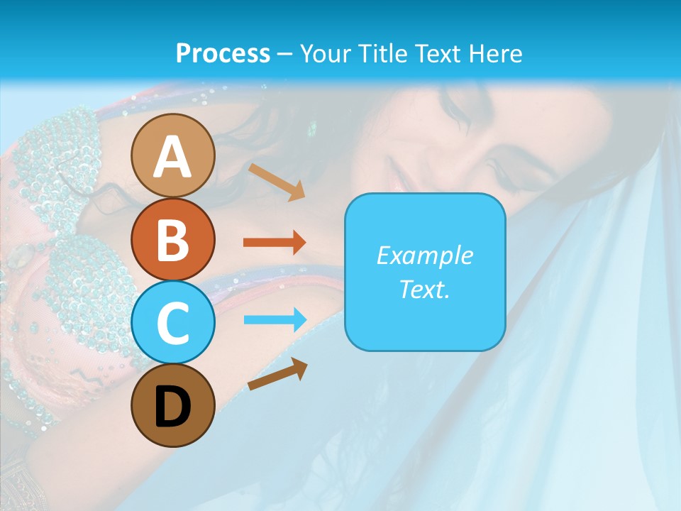 Girl Costume Indian PowerPoint Template