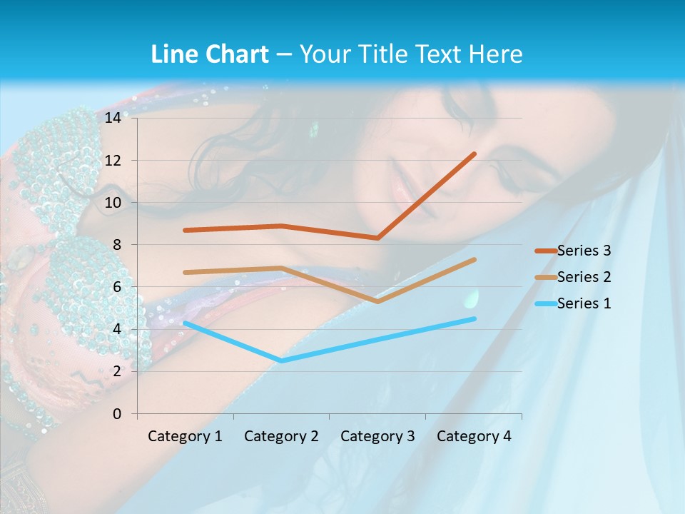 Girl Costume Indian PowerPoint Template