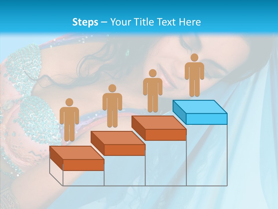 Girl Costume Indian PowerPoint Template